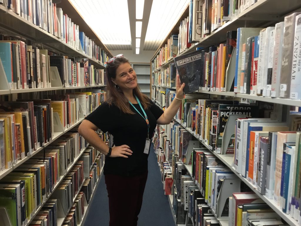 photo of friendly librarian