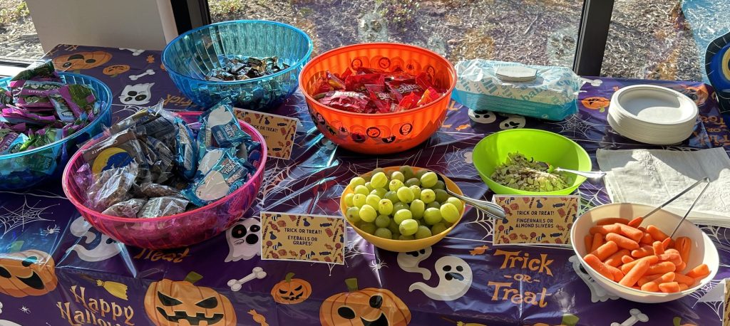 photo of spooky treats at boo bash party